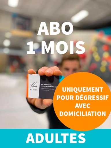 Abonnement mensuel avec domiciliation